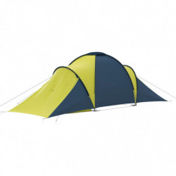 Campingzelt 6 Personen Blau und Gelb