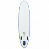 Stand Up Paddle Surfboard SUP Aufblasbar Blau und Weiß