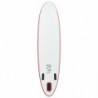 Stand Up Paddle Surfboard SUP Aufblasbar Rot und Weiß