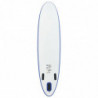 Stand Up Paddle Surfboard SUP Aufblasbar Blau und Weiß