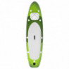 SUP-Board-Set Aufblasbar Grün 300x76x10 cm