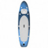 SUP-Board-Set Aufblasbar Marineblau 360x81x10 cm