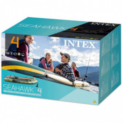 Intex Seahawk 4 Schlauchboot-Set mit Rudern und Pumpe 68351NP