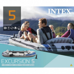 Intex Excursion 5 Schlauchboot-Set mit Rudern und Pumpe 68325NP