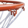Basketballkorb-Set Hangring mit Netz Orange 45 cm