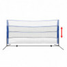 Badmintonnetz-Set mit Federbällen 300 x 155 cm