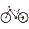 Mountainbike 21 Gang 29 Zoll Rad 48 cm Rahmen Schwarz