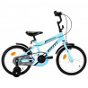 Kinderfahrrad 16 Zoll Schwarz und Blau