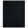 Spannbettlaken Jersey Schwarz 140x200 cm Baumwolle