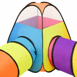 Spielzelt mit 250 Bällen Mehrfarbig 190x264x90 cm