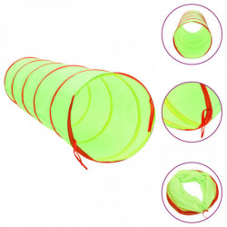 Spieltunnel mit 250 Bällen Grün 175 cm Polyester