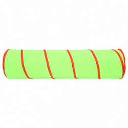 Spieltunnel mit 250 Bällen Grün 175 cm Polyester