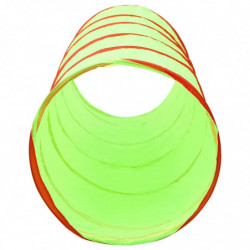 Spieltunnel mit 250 Bällen Grün 175 cm Polyester