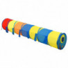 Spieltunnel mit 250 Bällen Mehrfarbig 245 cm Polyester