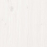 Pflanzkübel Weiß 78x40x52 cm Massivholz Kiefer
