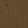 Pflanzkübel Honigbraun 110x84x75 cm Massivholz Kiefer