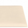 Wandpaneele 12 Stk. Creme 30x15 cm Samt 0,54 m²