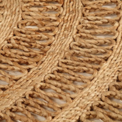 Teppich Jute Handgeflochten 180 cm Rund