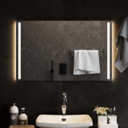 LED-Badspiegel 80x50 cm