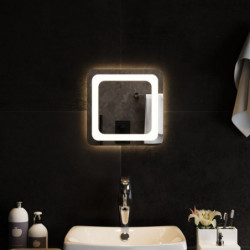 LED-Badspiegel 30x30 cm