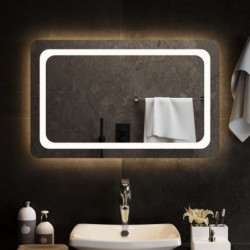 LED-Badspiegel 80x50 cm