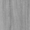 Schuhschrank Grau Sonoma 59x17x150 cm Holzwerkstoff