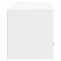 Wand-Schuhschrank Weiß 70x35x38 cm Holzwerkstoff