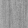 Wand-Schuhschrank Grau Sonoma 70x35x38 cm Massivholz Kiefer