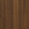 Wand-Schuhschrank Braun Eichen-Optik 70x35x38 cm Massivholz