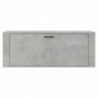 Wand-Schuhschrank Betongrau 100x35x38 cm Holzwerkstoff