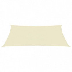 Sonnensegel Oxford-Gewebe Rechteckig 2,5x5 m Creme