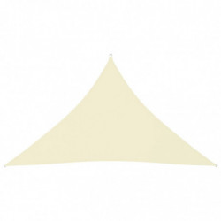 Sonnensegel Oxford-Gewebe Dreieckig 2,5x2,5x3,5 m Creme