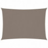 Sonnensegel Oxford-Gewebe Rechteckig 3,5x4,5 m Taupe