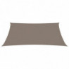 Sonnensegel Oxford-Gewebe Rechteckig 5x7 m Taupe