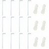 Sechseckiges Xolani Pop-Up Festzelt 6 Seitenwände Dunkelblau 3,6×3,1 m