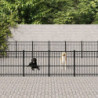 Outdoor-Hundezwinger Stahl 28,23 m²