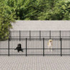 Outdoor-Hundezwinger Stahl 65,86 m²