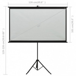 Beamer-Leinwand mit Stativ 60" 4:3