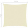 Sonnensegel Oxford-Gewebe Quadratisch 4,5x4,5 m Creme