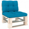 Palettensofa-Kissen 2 Stk. Blau