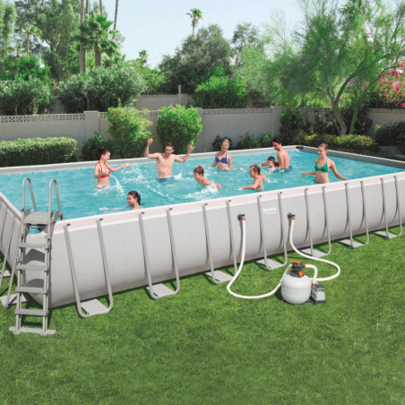 Bestway Power Steel Swimmingpool-Set 956x488x132 cm