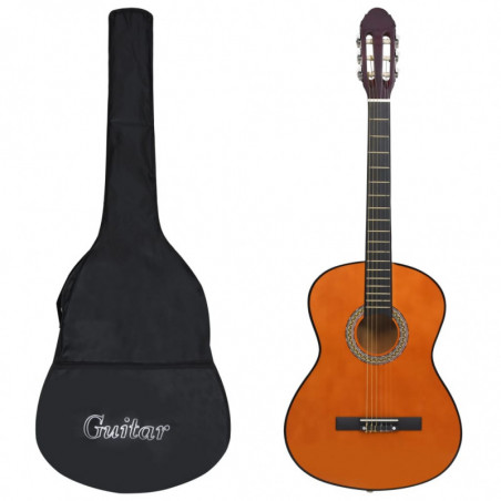 Klassikgitarre für Anfänger mit Tasche 4/4 39"