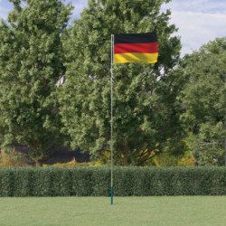 Flagge Deutschlands mit...