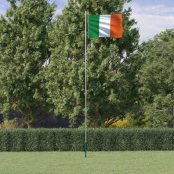Flagge Irlands mit Mast...