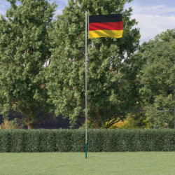 Flagge Deutschlands mit...