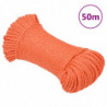 Arbeitsseil Orange 6 mm 50 m Polypropylen