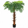 Künstliche Palme Cycas mit Topf 160 cm Grün