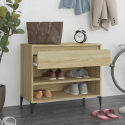 Schuhregal Sonoma-Eiche 70x36x60 cm Holzwerkstoff