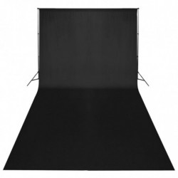 Fotostudio-Set mit Leuchten, Hintergrund und Reflektor