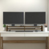 Monitorständer Honigbraun 100x27x15 cm Massivholz Kiefer